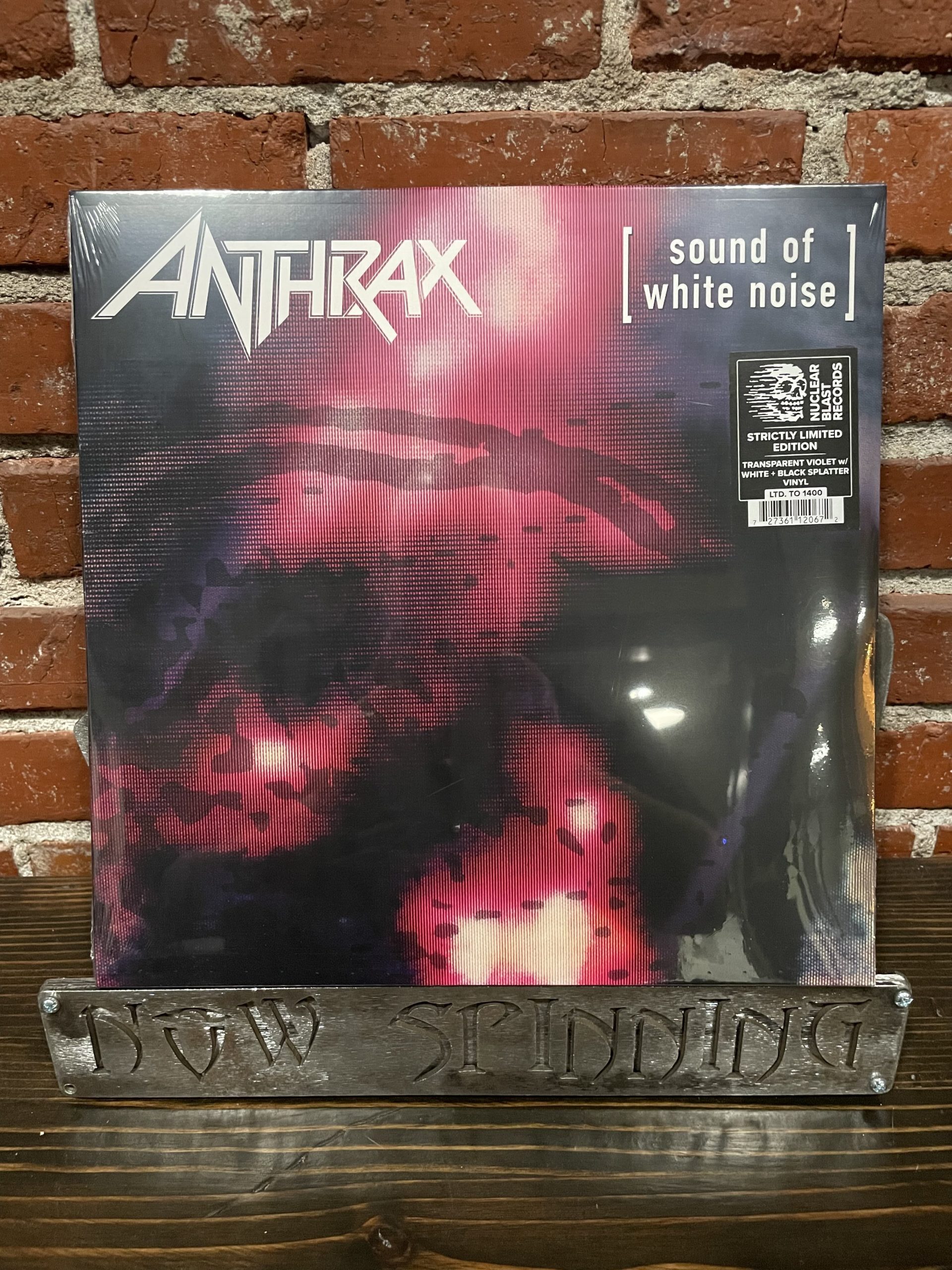 Anthrax: Sound of White Noise LP (Violet/White/Black Splatter 
